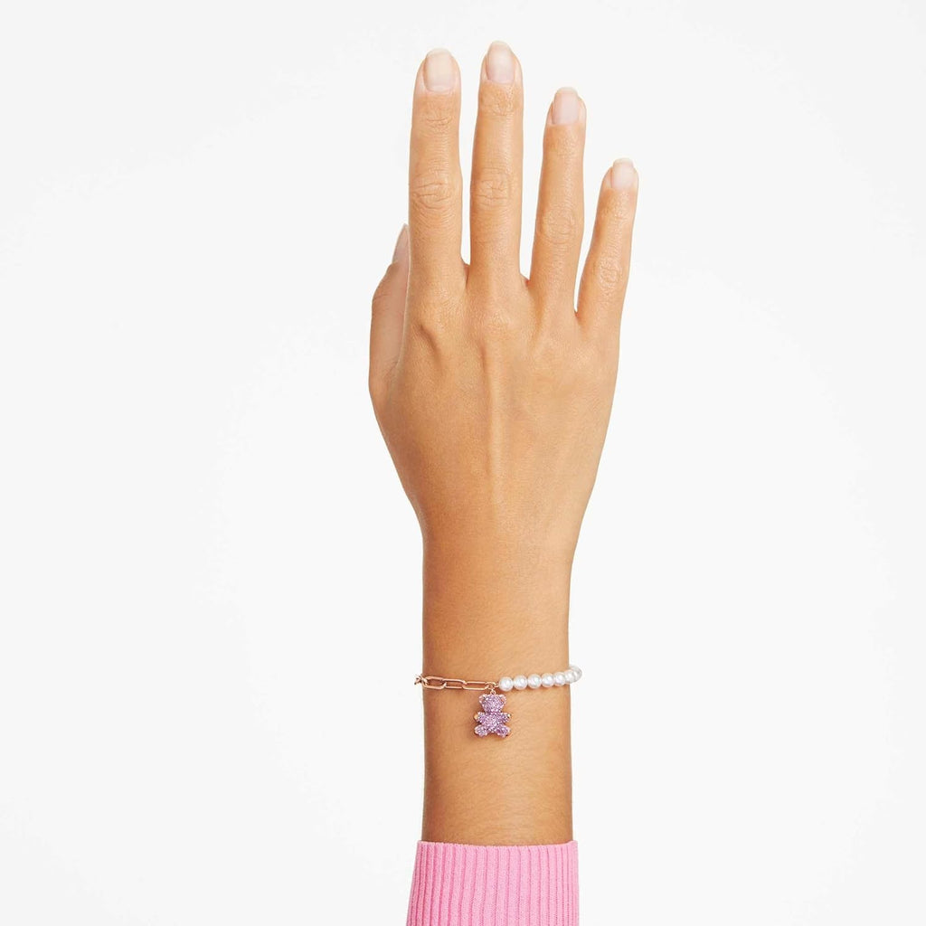 Swarovski Bracelet femme Teddy plaqué or rose 5669169