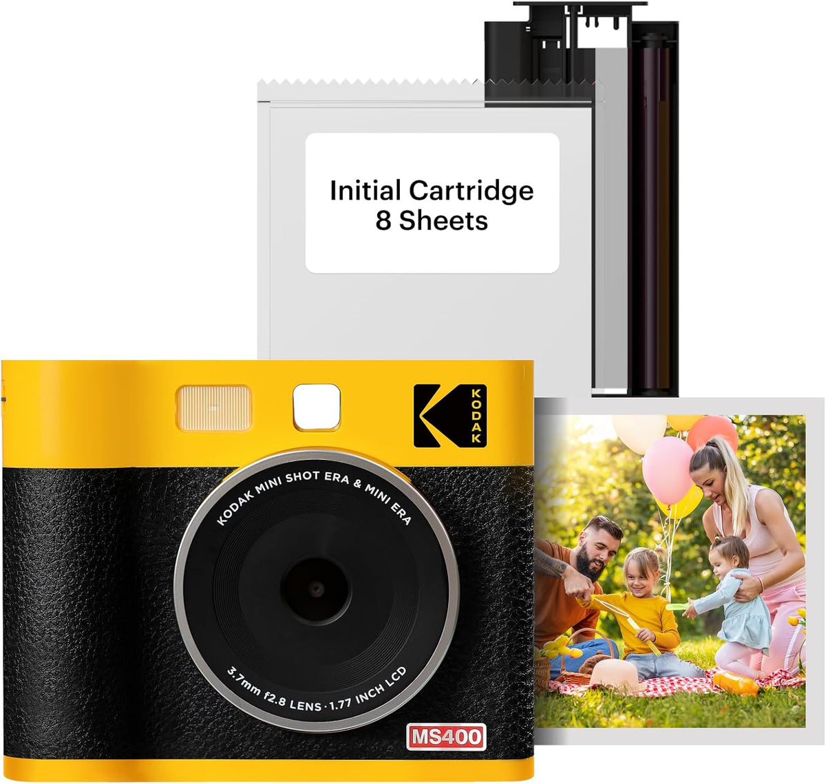 Kodak Cam Shot Mini 1 - Appareil Photo Compact Jaune pour Capturer Vos Souvenirs