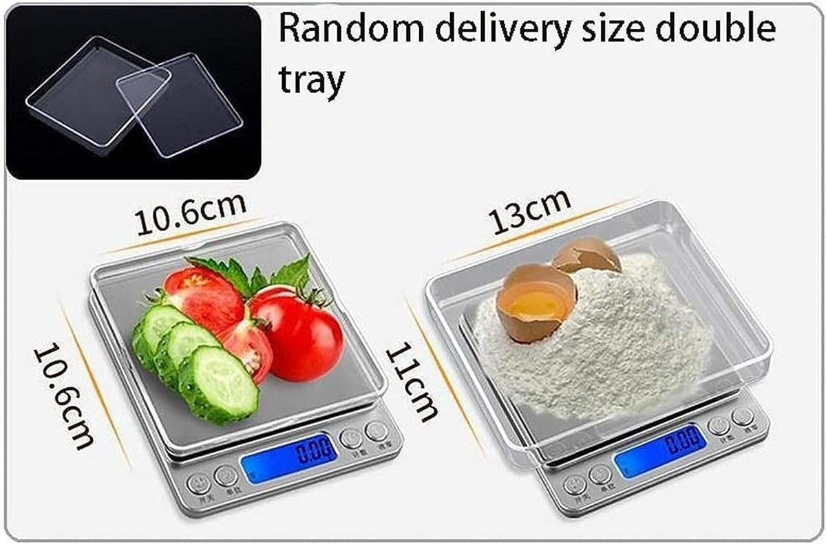 Pfeilzieher Balance de Cuisine numérique électronique de Haute précision avec Affichage (argentée 2000 g)