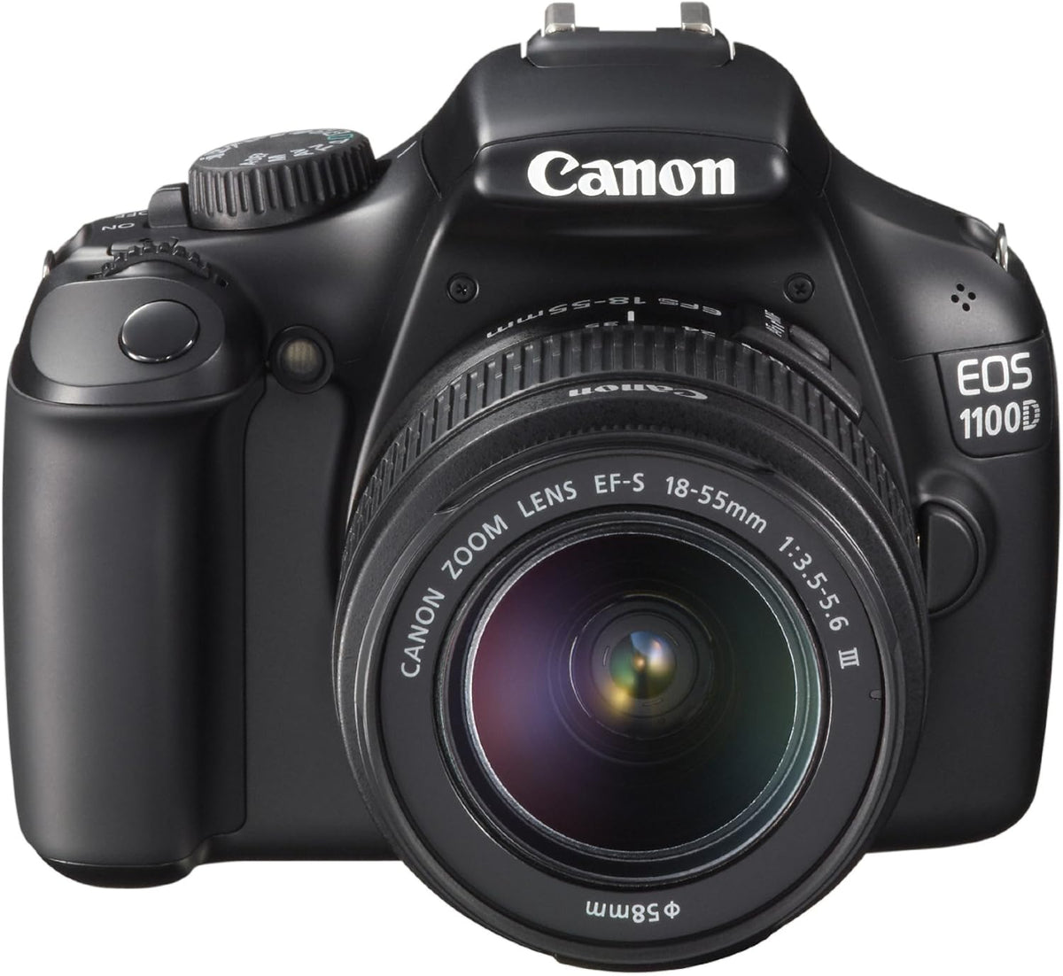 Canon EOS 1100D Appareil photo numérique Reflex 12.2 Mpix Kit Objectif 18-55mm III Noir