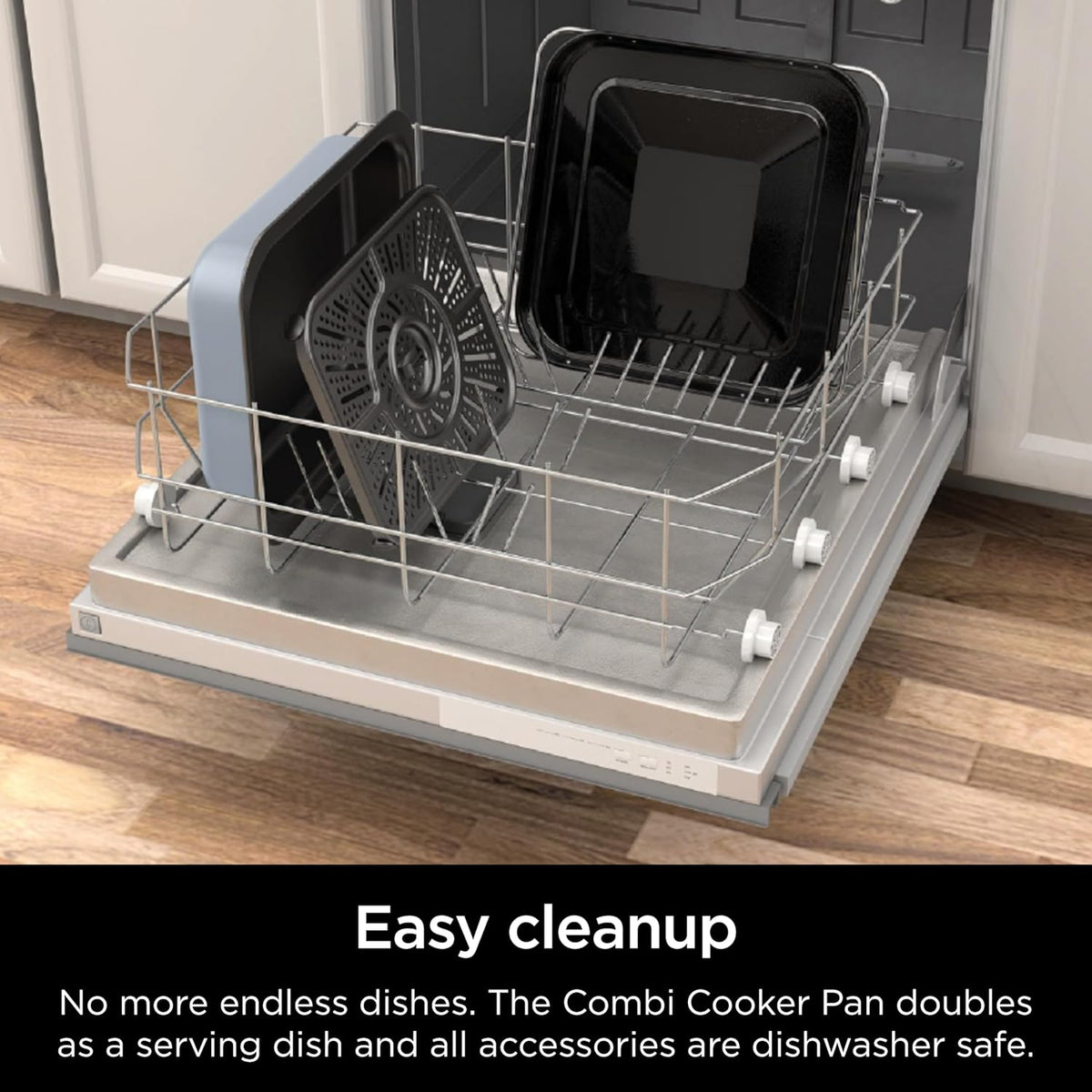 Ninja Multicuiseur tout-en-un combiné, four et friteuse à air, repas complets en 15 minutes, fonctions 14 en 1, cuisinière combinée + friture à air, cuire, rôti, cuisson lente et plus encore, 3