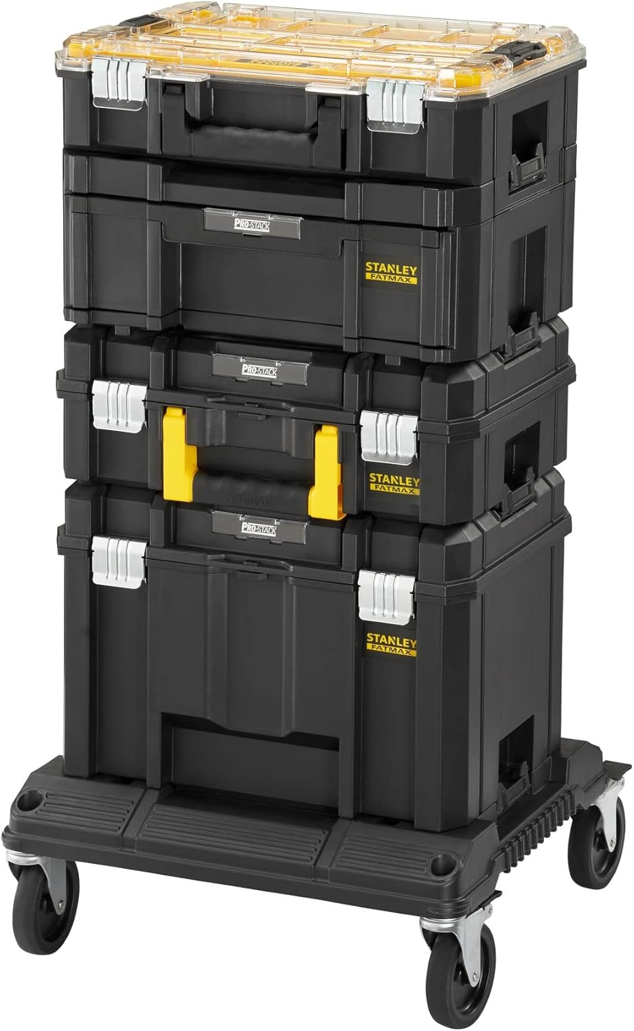 STANLEY FMST1-80107 Tour Tstak/PRO-STACK Gamme FATMAX - Modulable - Charge Maximale 100Kg - Dimensions 550X460X810Mm