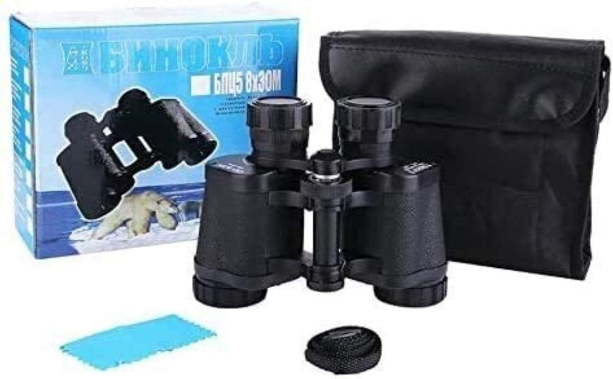 Télescope Jumelles Haute Puissance Télescope Russe Cuir qualité Jumelles Haute définition Haute Puissance Optique Sports 8X30 intérieur/extérieur