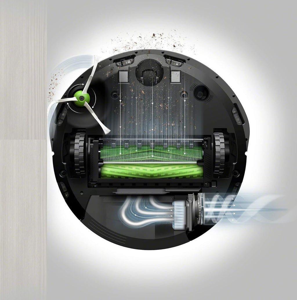 iRobot Roomba i7 (i7156) - Aspirateur Robot connecté - 2 extracteurs en Caoutchouc multisurfaces - Idéal pour Les Animaux - Cartographie, mémorise et s'adapte à Votre Domicile