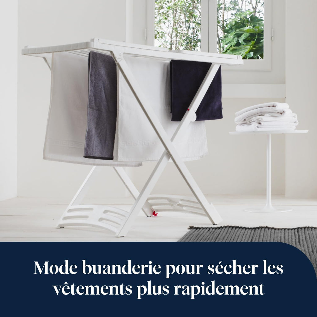 De’Longhi Tasciugo AriaDry - Déshumidificateur Portable pour la Maison, Filtration à 3 Actions, Élimination de l'Humidité 12L/24h, Séchage, Anti-Moisissure, Silencieux, Blanc (DEX212SF)
