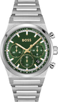 BOSS Montre Chronographe à Quartz pour Homme Collection Candor Chrono - Disponible avec Bracelet en Acier Inoxydable, en Cuir, ou en Silicone