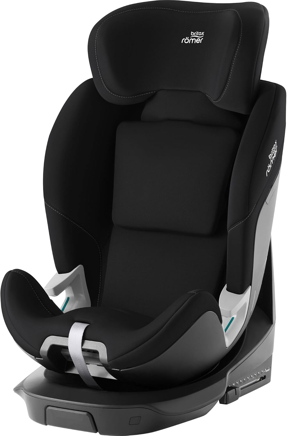 BRITAX RÖMER siège auto Britax Römer RIDER, pour les enfants de 40 à 125 cm (i-Size) avec ISOFIX et jambe de force, naissance - 7 ans, Space Black