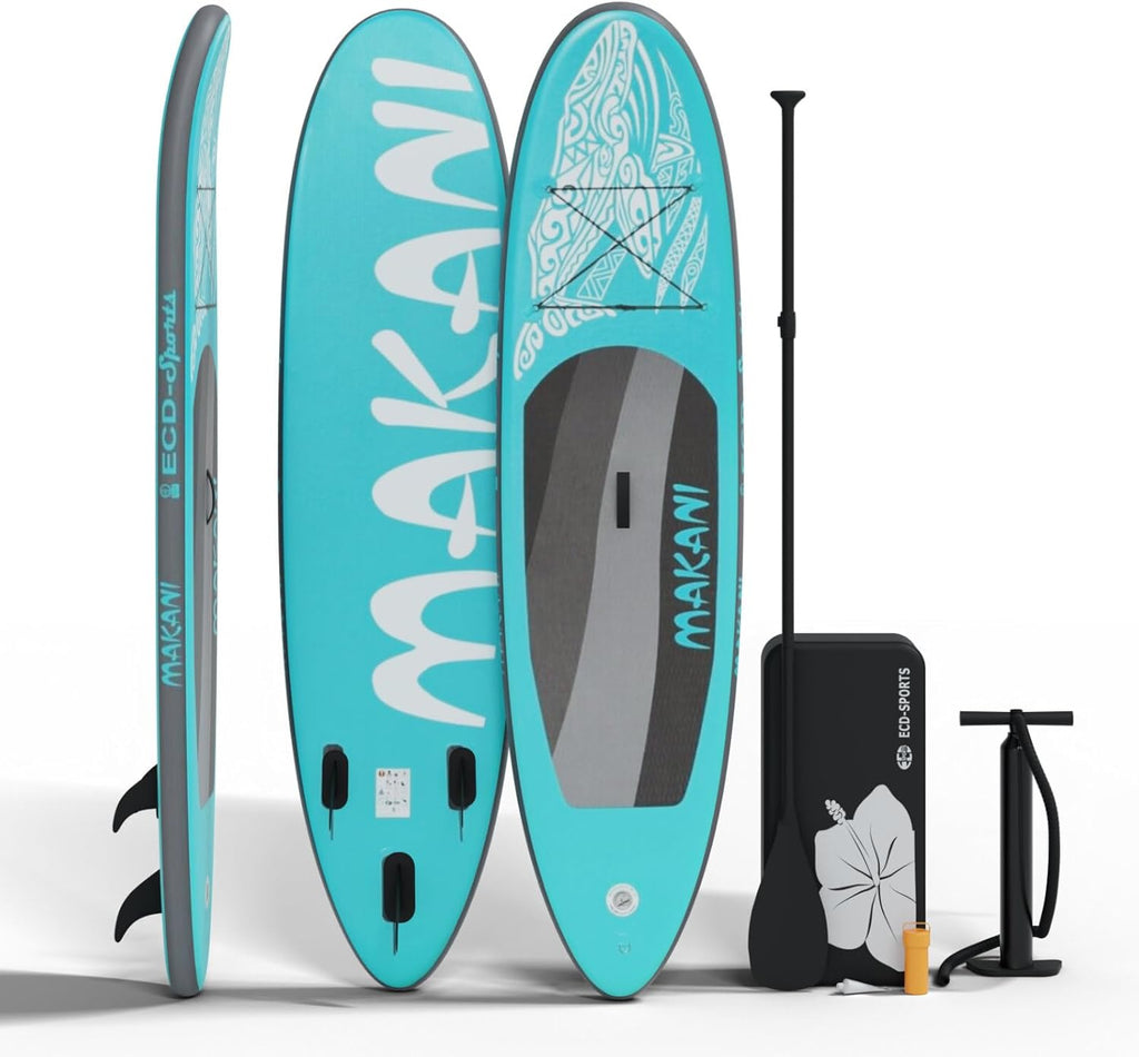 Stand Up Paddle Board | Planche SUP polyvalente 320 cm | xxx | Kit complet | Noyau Drop Stitch | Jusqu'à 120 kg | 3 ailerons | Sac de transport | Pour débutants et confirmés | Gonflable
