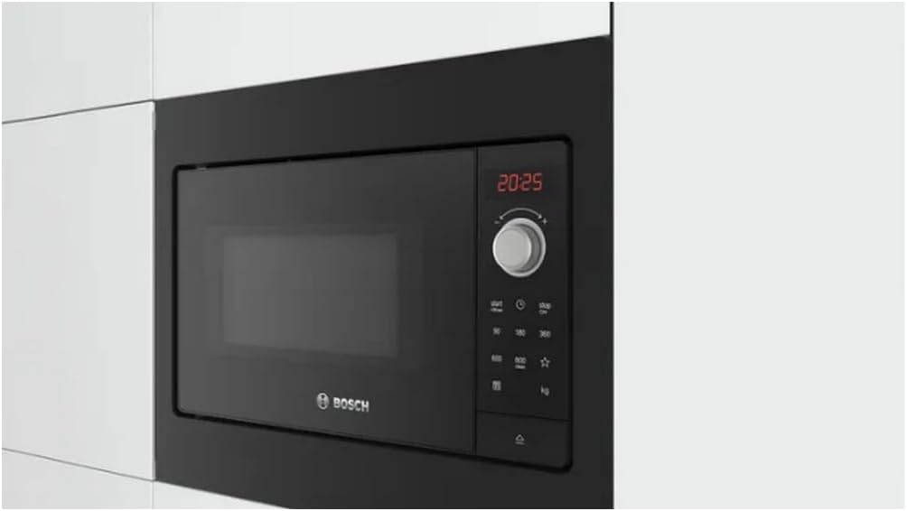 Bosch BFL523MB3F, Série 2, Micro-ondes, Encastrable, Noir