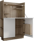 Vicco Secrétaire Bureau Alena, Sonoma/Blanc, 85 x 27 cm
