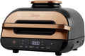 Ninja Foodi MAX Health Grill & Air Fryer, 6-en-1, Griller, Frire, Cuire, Rôtir et plus, 3,8L, Pièces Lavables au lave-vaisselle, Cuivre/Noir AG551EUCP