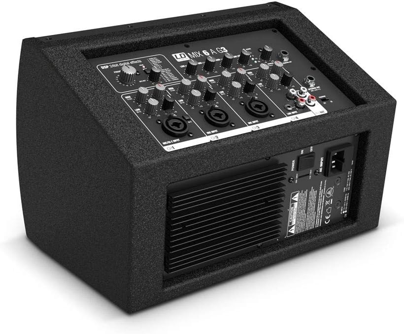 LD Systems MIX 6 A G3 - Haut-parleur actif 2 voies avec mélangeur intégré à 4 canaux