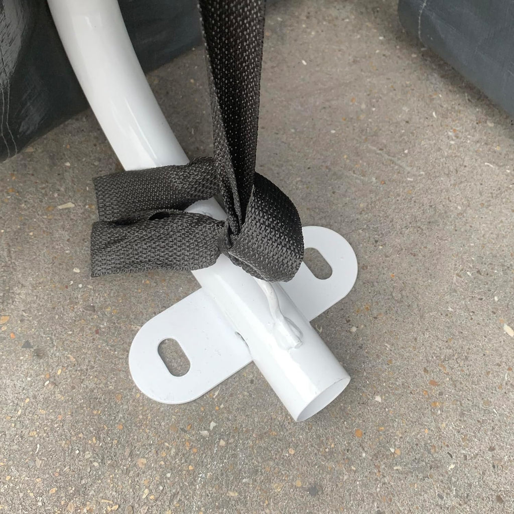 Outsunny Abri de Jardin, Tente de Stockage, 2 Portes zippées, Cadre métallique, abri de vélo, Protection Contre la Pluie légère et Le Vent, 280 x 240 x 240 cm, Gris foncé