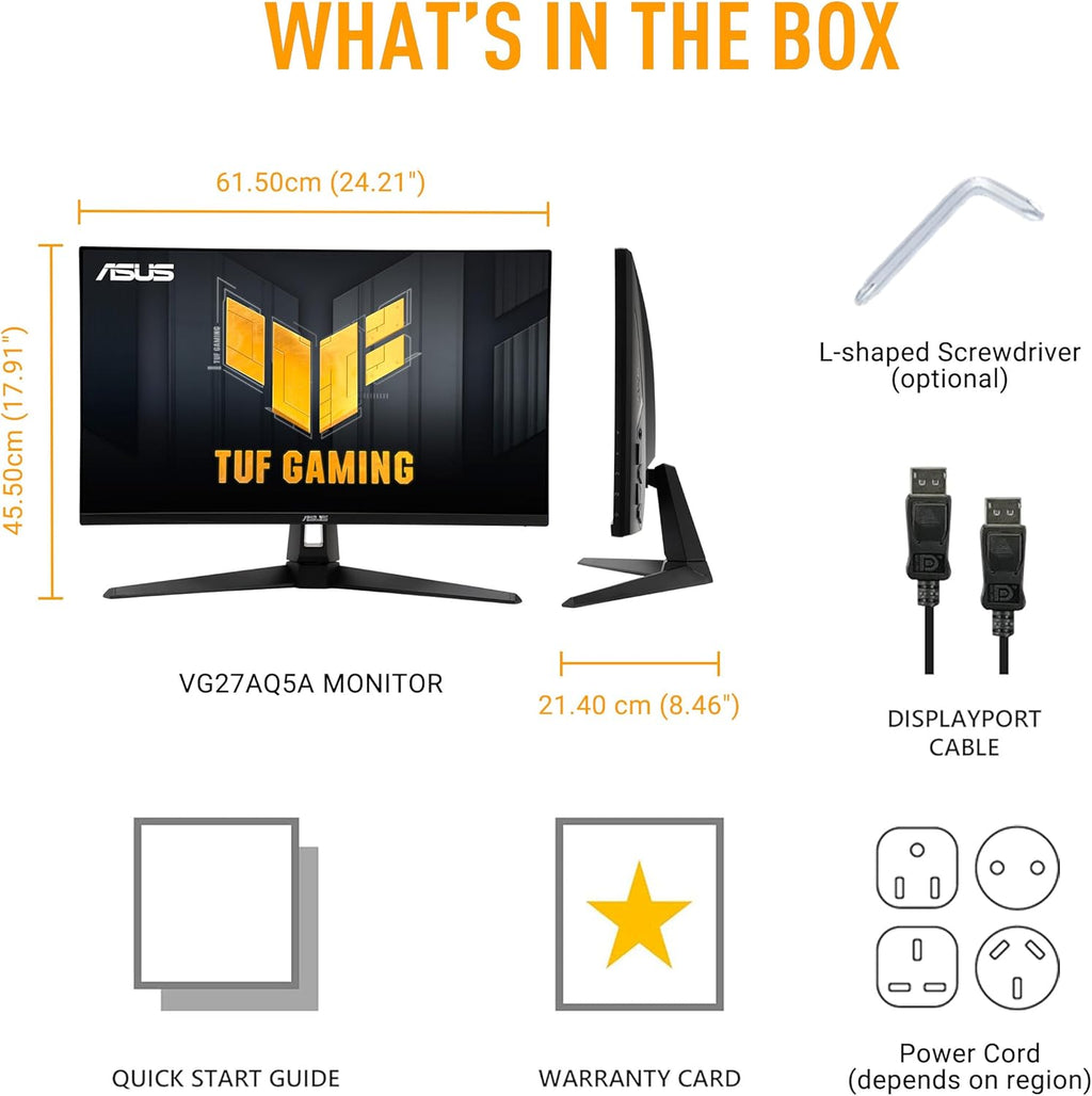 TUF Gaming VG27AQ5A - LED-Monitor - Gaming - 68.6 cm (27")