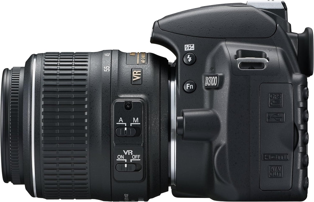 Nikon D3100 Appareil photo numérique Reflex 14.2 Kit Objectif VR 18-105 mm Noir