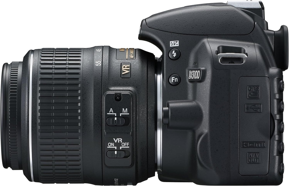 Nikon D3100 Appareil photo numérique Reflex 14.2 Kit Objectif VR 18-105 mm Noir