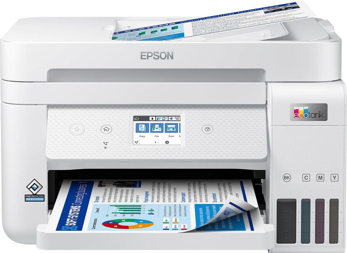 Imprimante multifonction A4 Wi-Fi EcoTank ET-4856 équipée de réservoirs d’encre, avec jusqu’à 3 ans d’encre inclus