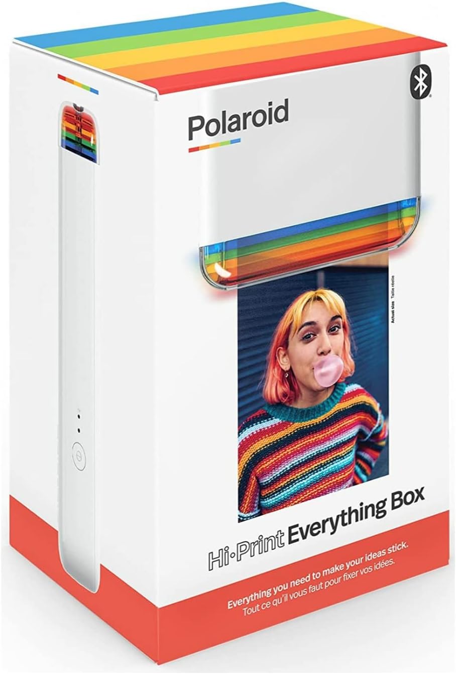 Coffret imprimante Portable Polaroid Hi-Print Blanc + 40 Feuilles