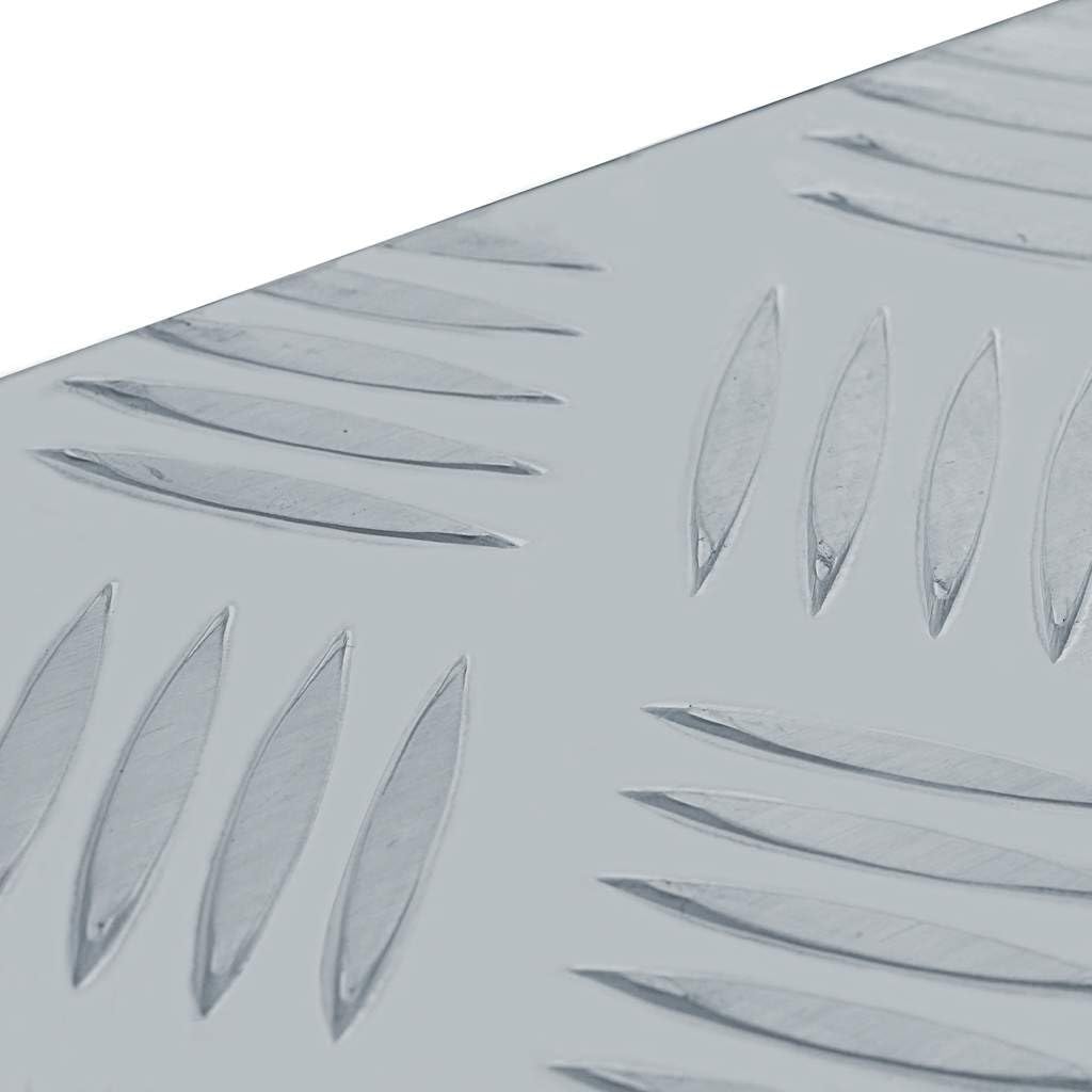 vidaXL Boîte Outils en Aluminium Argenté Coffre de Rangement Caisse à Outils