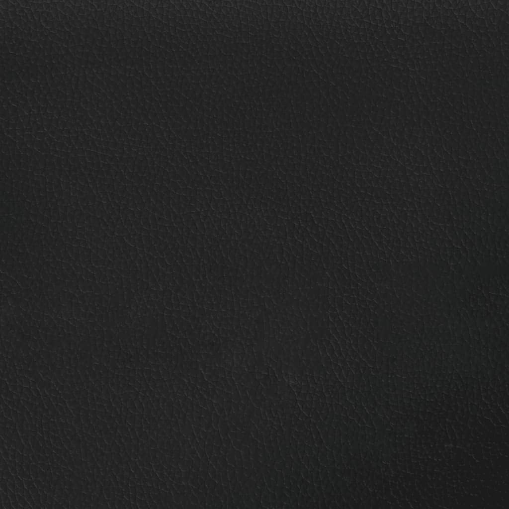 Générique Canapé à 3 Places Noir 180 cm Similicuir,Meubles,Canapés,30.2 kg,Noir,359142