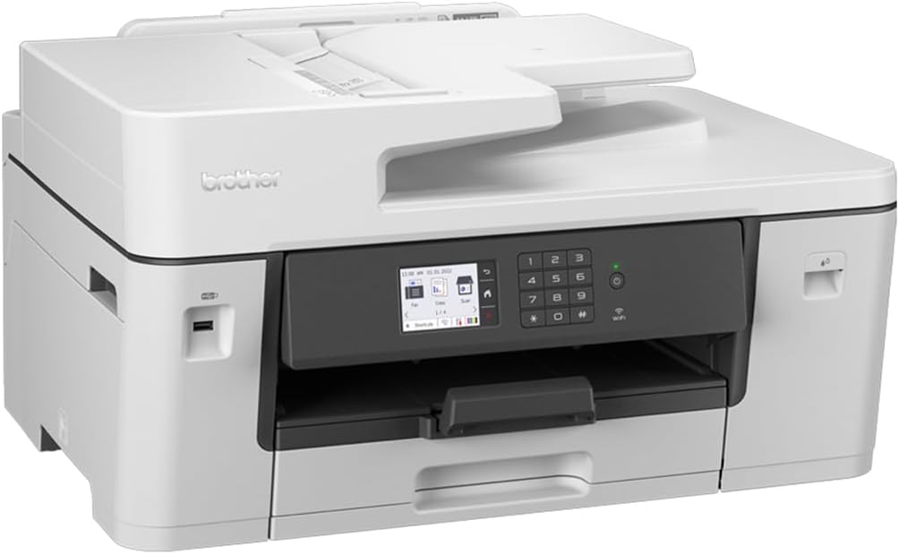 Brother MFC-J6540DW - Imprimante Multifonction 4 en 1 (Impression/Copie/Scan/Fax) - Jet d'encre Couleur - A4/A3 - Bacs de 250 Feuilles - Wifi Direct