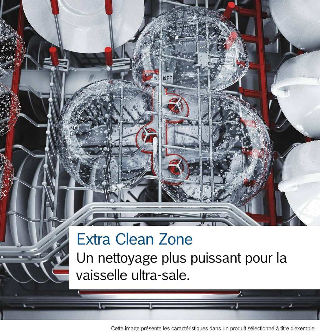Bosch SMS6ZCI11F, Série 6, Lave-vaisselle 60cm, Pose-libre, Acier brossé anti-traces
