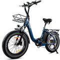Vélo Électrique Pliable, Fat Bike Electrique 20 Pouces avec Batterie Lithium 48V/24Ah, 4.0'' Pneu Vélo de Montagne 250W Moteur VTT Électrique avec Freins Hydrauliques, E-Bike Urbain pour Adulte
