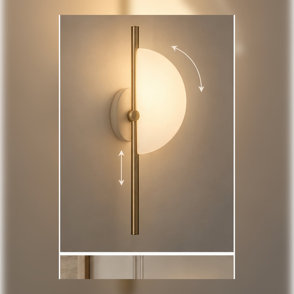 Applique de Lecture Lune Pivotante – Disque Opalin Orientable