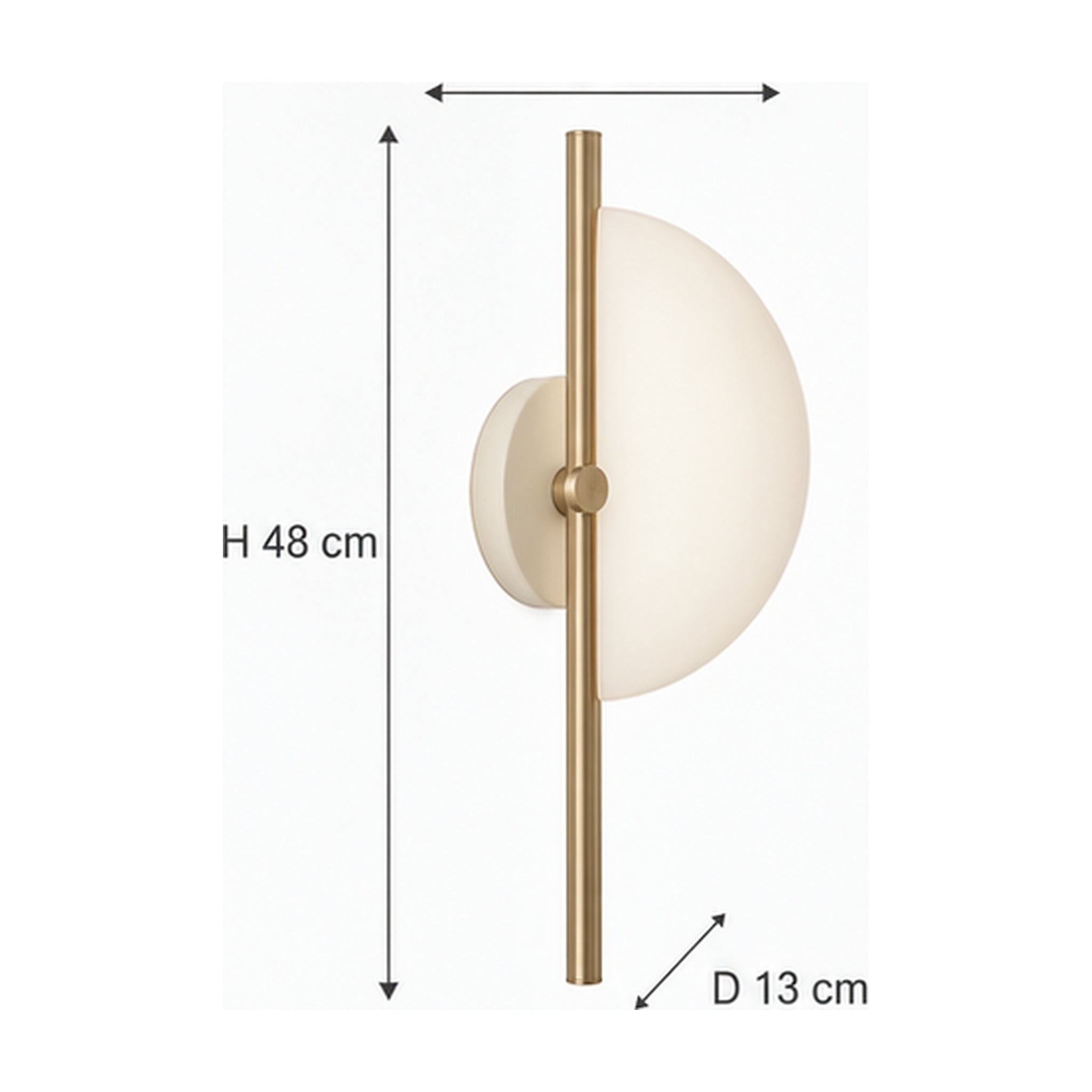 Applique de Lecture Lune Pivotante – Disque Opalin Orientable