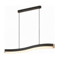 Rampe Lumineuse Sillage – Suspension Linéaire Ondulée 132 cm