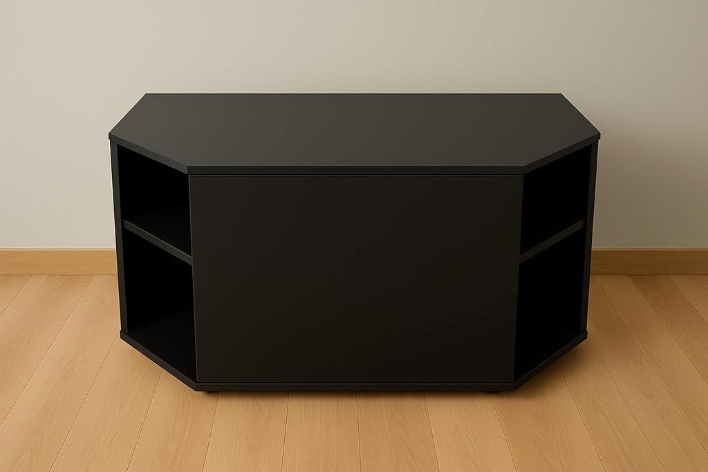 Sonorous - Meuble TV d'angle Largeur : 100 cm. Couleur : noir. Réf. TRD-100 NN.