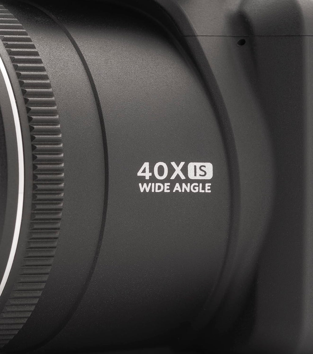 KODAK Pixpro Astro Zoom AZ405 - Appareil Photo Numérique Bridge, Zoom 40X, Grand angle de 24 mm, 20 mégapixels, LCD 3, Vidéo Full HD 1080p, OIS, Pile AA - Noir