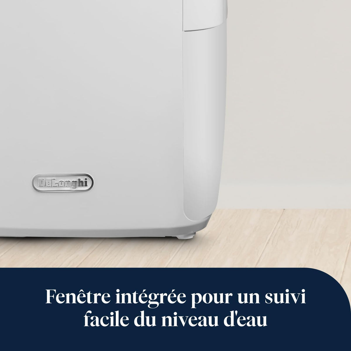 De’Longhi Tasciugo AriaDry - Déshumidificateur Portable pour la Maison, Filtration à 3 Actions, Élimination de l'Humidité 12L/24h, Séchage, Anti-Moisissure, Silencieux, Blanc (DEX212SF)