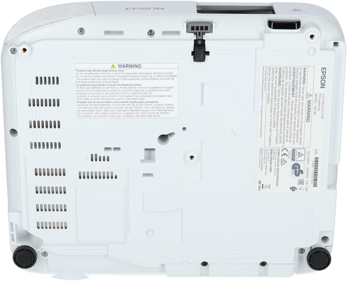 EB-FH06 Projecteur 3LCD Full HD 1920 x 1080p, 3500 lumens de luminosité blanche et couleur, rapport de contraste 16 000:1, Wi-Fi en option, HDMI)