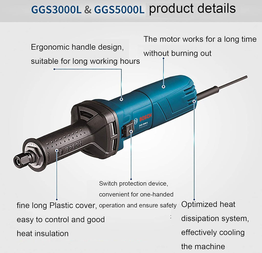 GGS3000L Meuleuse électrique à main pour traitement de la pierre de jade