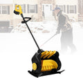 Pelle à Neige électrique Pelle à Neige sans Fil Pelle 16 Pouces, Poignée Réglable, Déneigeuse Portable 21V Légère pour Entrée De Maison Et Allées(Battery x2)