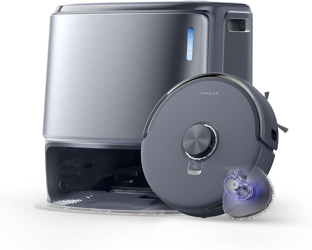 NARWAL Freo Z10 Ultra Robot Aspirateur Laveur, Balai Intelligent 18000Pa - Extension Serpillère Dynamique, Système Anti-Enchevêtrement, Nettoyage Humide/Sèche, Station Tout-en-Un