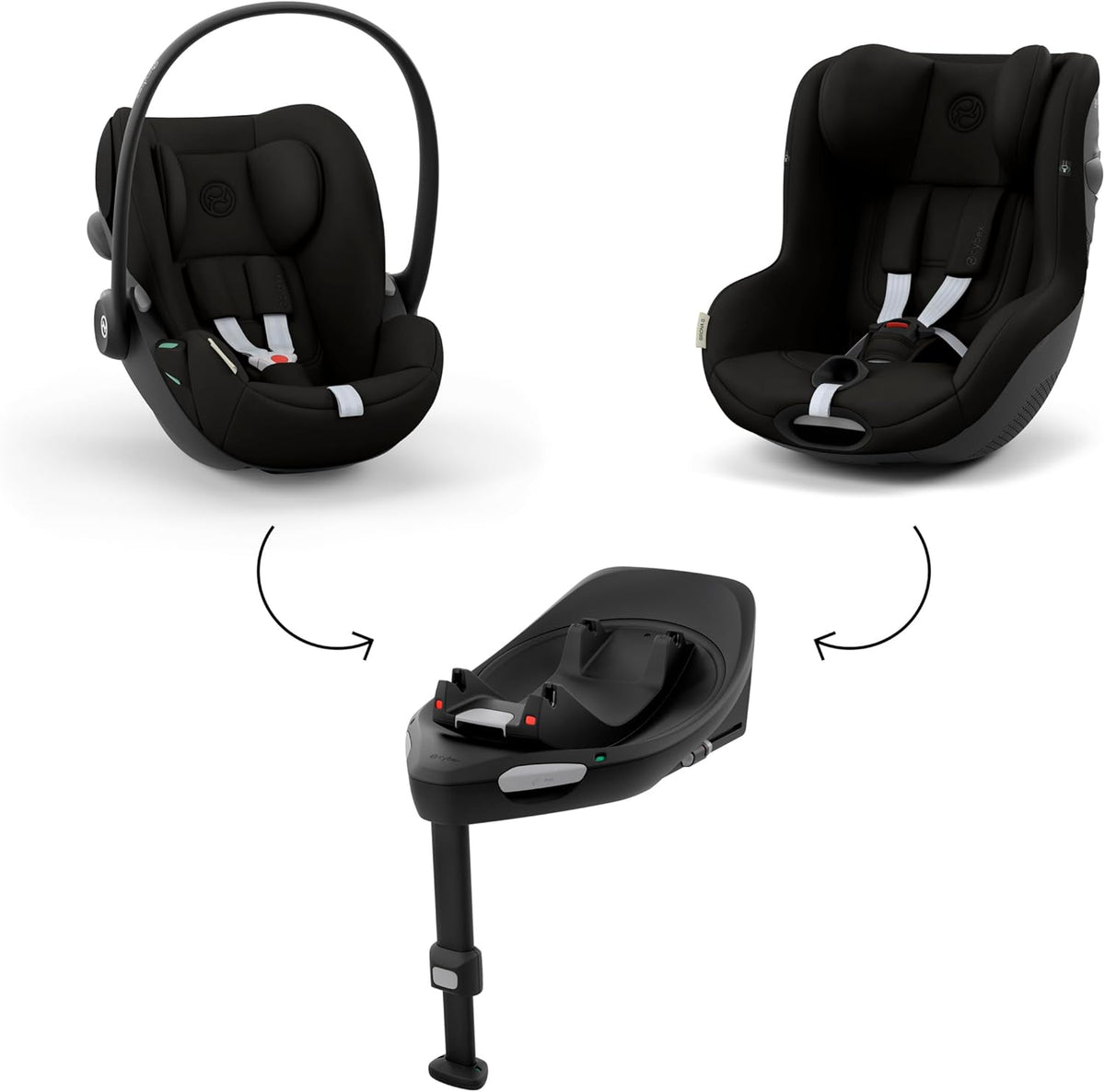 CYBEX Cloud G i-Size/Magic Black-black PU1