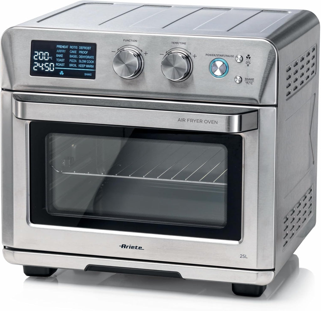 Ariete 4629/11; Four et friteuse à air chaud 25L, Capacité 25L; 15 fonctions de cuisson;Température jusqu'à 230°; 1700 W; Argent