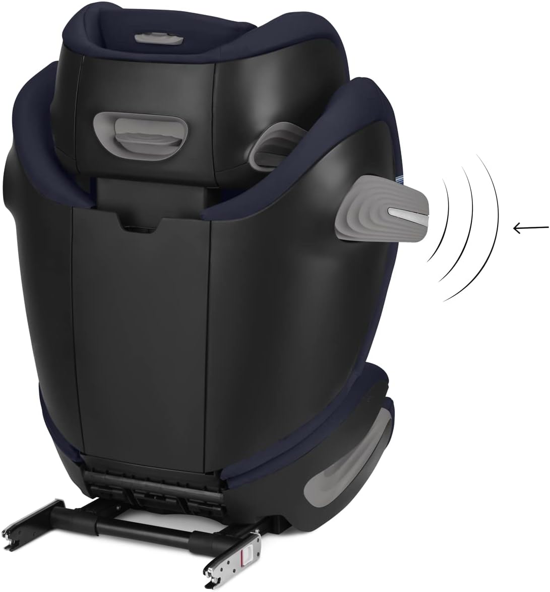 CYBEX Gold Siège Auto Solution S2 i-Fix, Pour les Voitures Avec et Sans ISOFIX, 100 - 150 cm, De 3 à 12 ans Environ (15 - 50 Kg), Ocean Blue