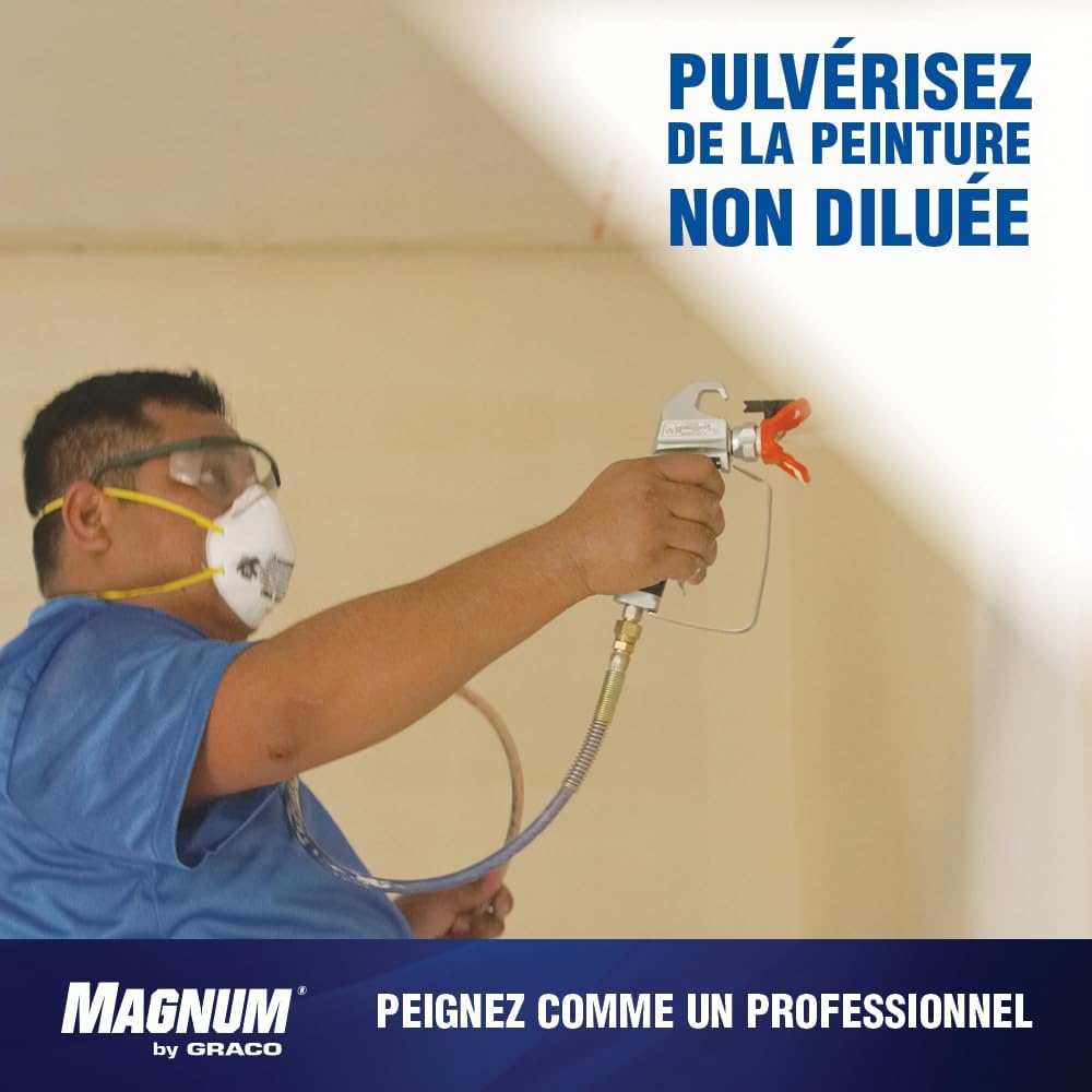 Magnum by Graco 17C244 Pistolet à Peinture airless A30 ProPLUS, Usage Domestique (débit 1 l/Min, Pression Max. 207 Bars)