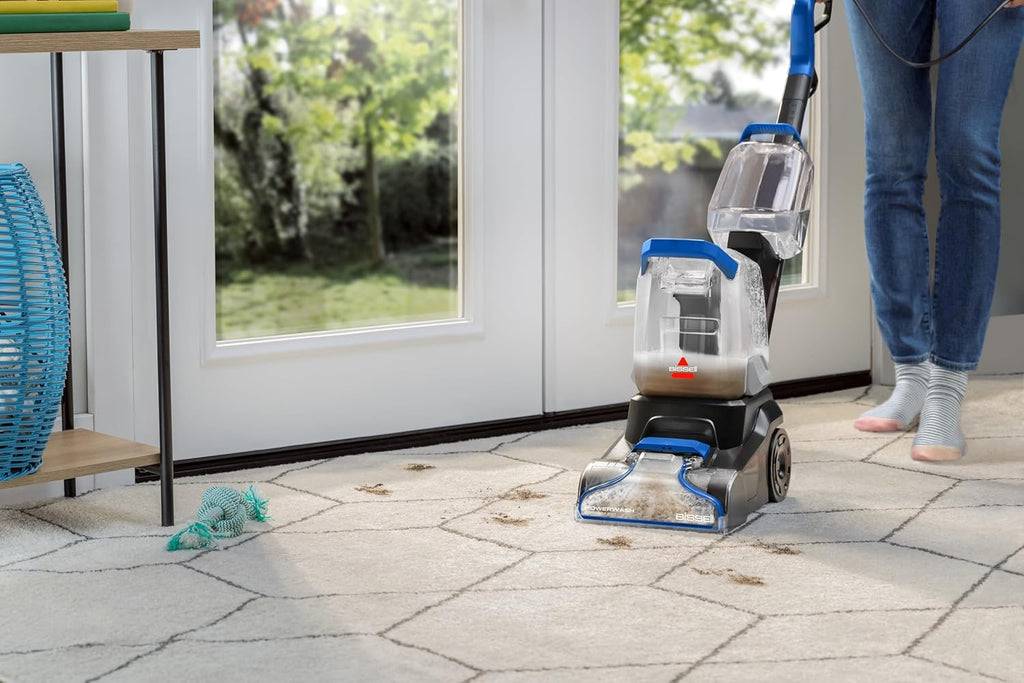 BISSELL PowerWash Compact Pet, Shampouineuse pour Taches et Odeurs d’Animaux, Nettoyeur Canapé Tissu Multisurfaces, Nettoyeur de Tapis, Moquette et Tapisserie, 600W, Portable, Filaire, 4058N