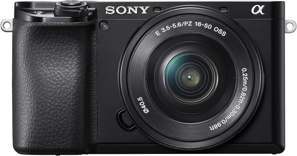 Alpha 6100 | Appareil Photo Numérique Hybride APS-C en kit Objectifs Zoom E 16-50mm f/3.5-5.6 PZ OSS et E 55-210mm f/4.5-6.3 OSS (AF en 0.02s, Suivi des Yeux, Vidéo 4K, Ecran Selfie Vlogging)