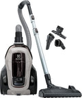 Electrolux Pure C9, Aspirateur Traineau sans Sac, Aspiration Puissante, 7 étapes de Filtration, Poignée Flexible avec Variateur de Flux d'air, Accessoires 3 en 1 Clipsés sur Poignée, PC91-4MG, Gris