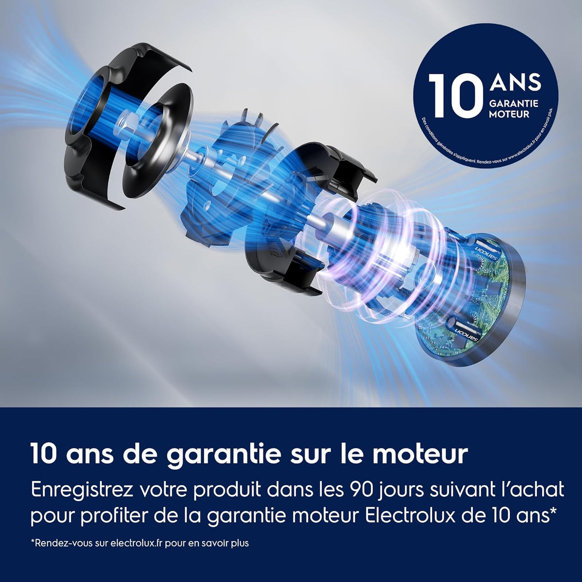 Electrolux Pure C9, Aspirateur Traineau sans Sac, Aspiration Puissante, 7 étapes de Filtration, Poignée Flexible avec Variateur de Flux d'air, Accessoires 3 en 1 Clipsés sur Poignée, PC91-4MG, Gris