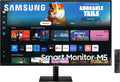 Smart Monitor M5 Noir - 32'' - Dalle VA, FHD (1920 x 1080), 60Hz, 4ms, Inclinable, 2 x HDMI (1.4), 2 x USB-A, Smart TV, Gaming Hub, LS32DM502EUXEN