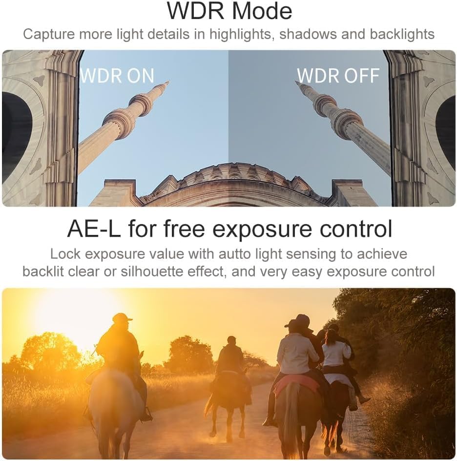 ORDRO M3 Caméra Vidéo Portable 5K/30fps Caméscope Vlogging Caméscope avec écran tactile rotatif de 3,5 pouces pour YouTube TikTok Video Vlog