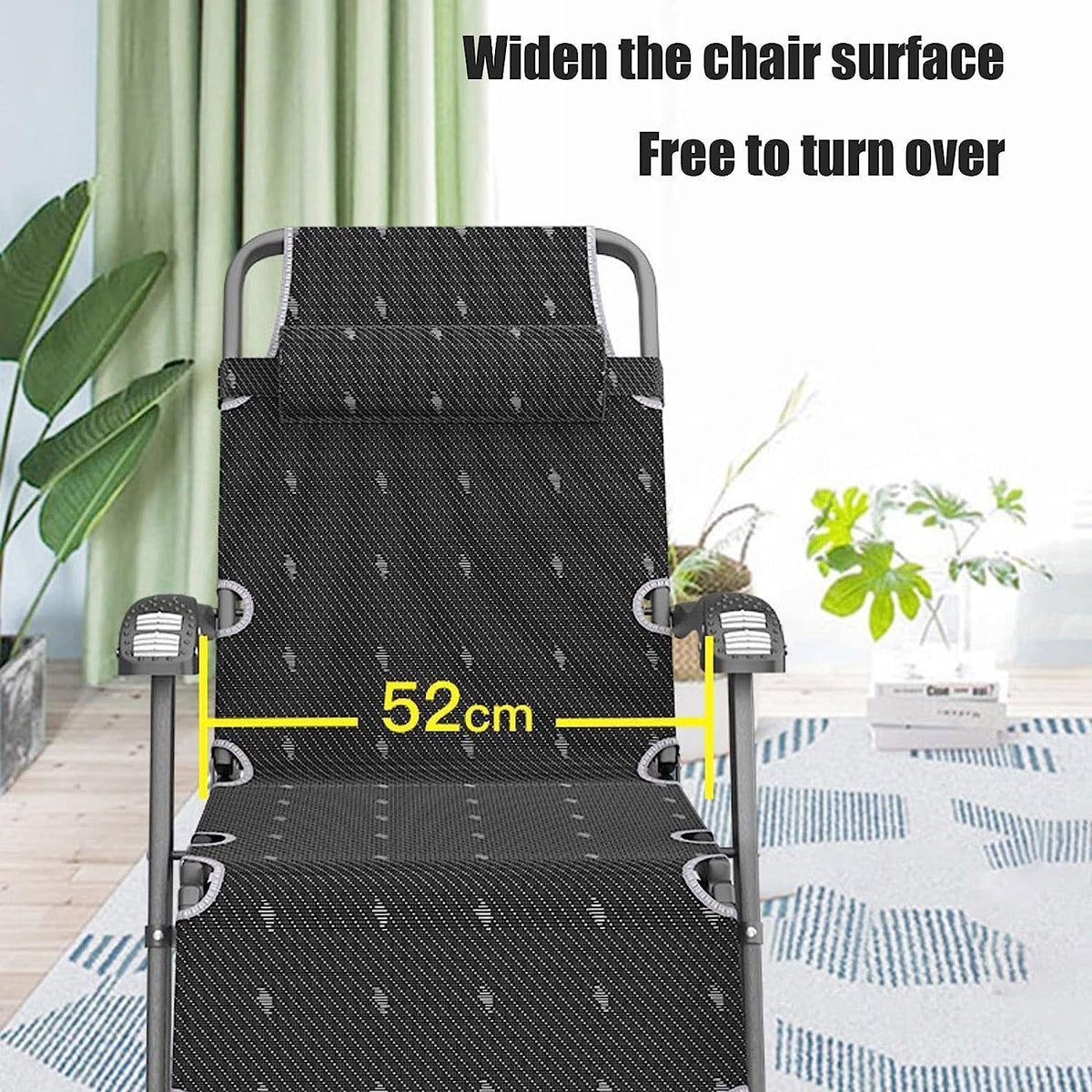 DANNMPX Chaise Longue Chaise De Camping Pliante Longue Siège Salon Portable pour Pêche Plage Et Pique-Nique Pliante Relaxation
