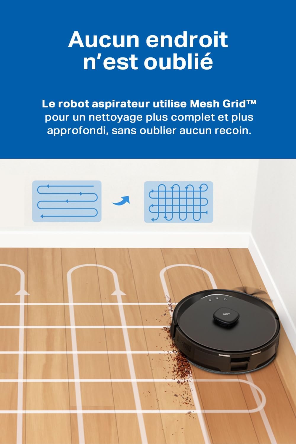 Tapo Aspirateur Robot Laveur 4 en 1 RV30Max Plus Vidage Automatique, Silencieux et Fin, Ultra puissante de 5300Pa, Navigation LiDAR, Auto-Charge Autonomie 150min, Tapis et Poils d'animaux