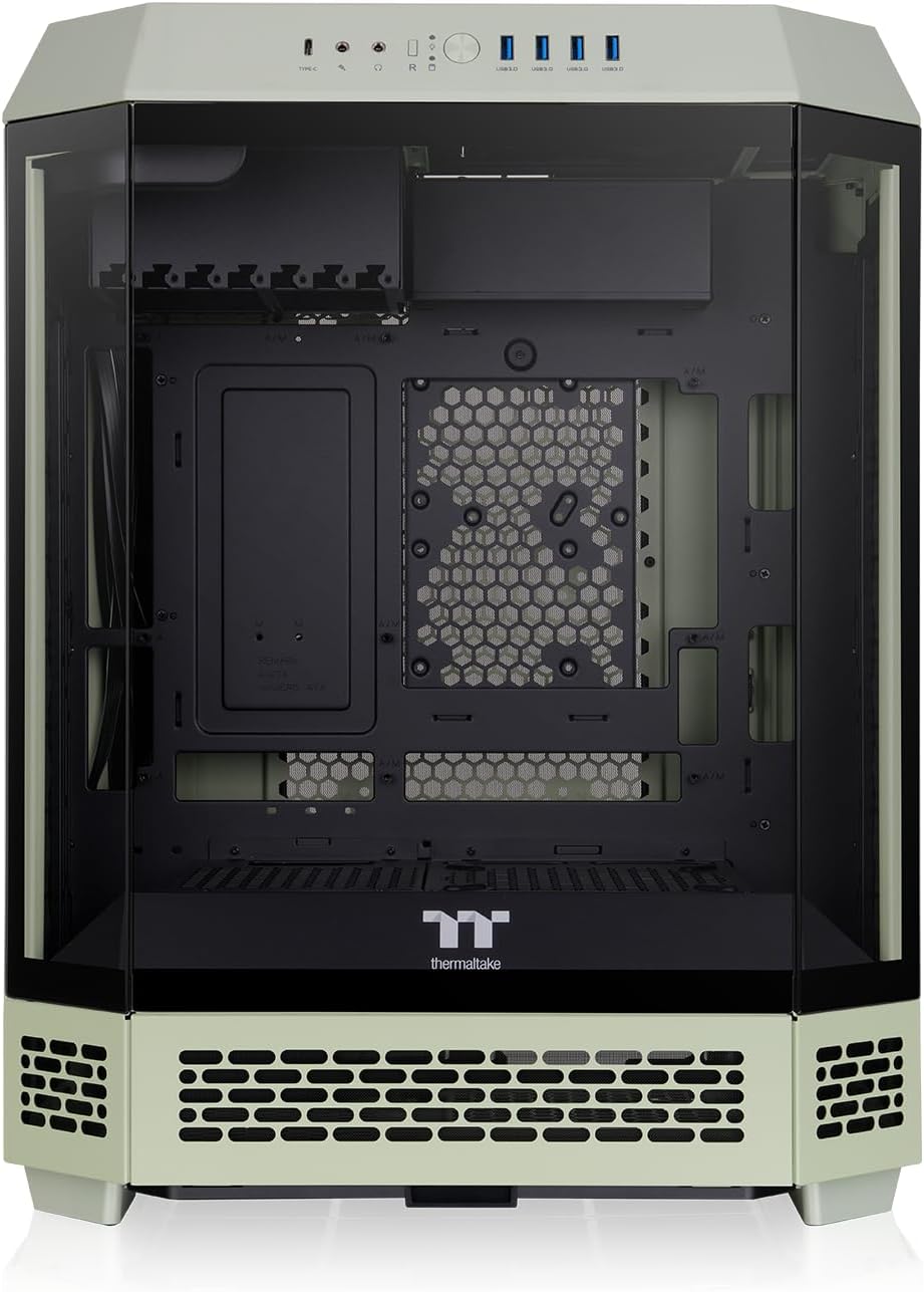 Thermaltake The Tower 600 Mid Tower Chassis | Hidden Connector | Matcha Green